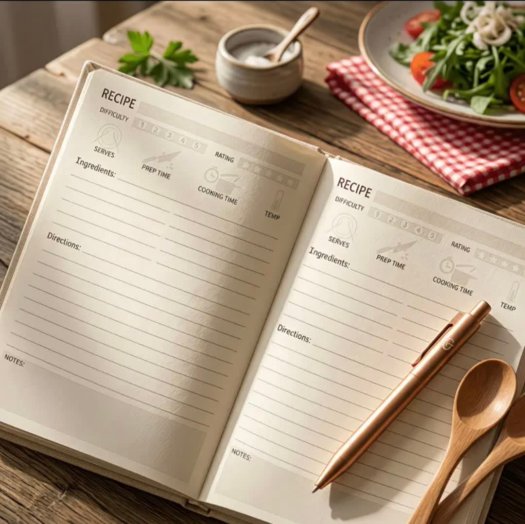 Carnet de Recettes Élégant .vol 1