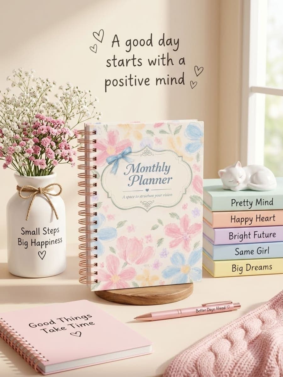 Planificateur Mensuel Élégant "Monthly Planner" vol 1